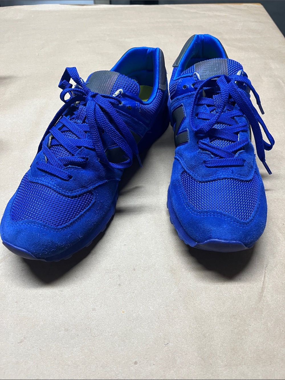 New Balance 574 Royal Blue and Black  Sneakers Women’s 10 Men’s 8.5